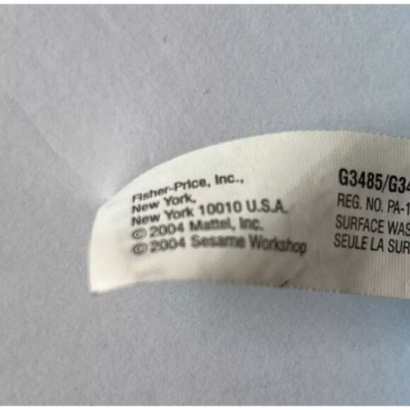 Fisher Price. Mattel. Cookie Monster Hand Puppet Plush. Sesame Street. 2004 - Picture 7 of 7